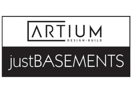 Just Basements / Artium Design Build Logo