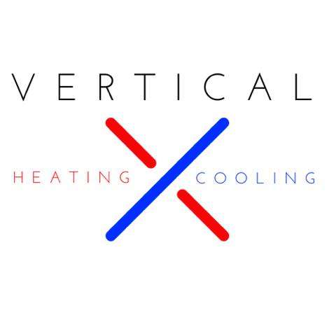 Vertical Heating & Cooling Logo