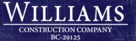 D. Williams Construction Logo