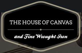 The House of Canvas and Fine Wrought Iron Logo