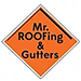 Mr. ROOFing  & Gutters Logo