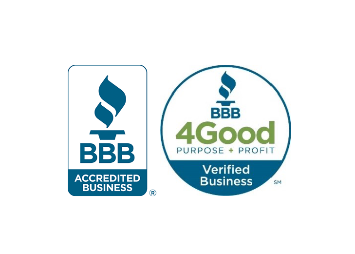 AB seal and BBB4Good program logos