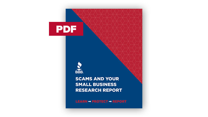 BBB scams and your small business research report