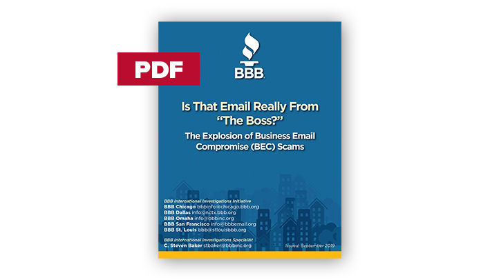 The Explosion of Business Email Compromise Scams