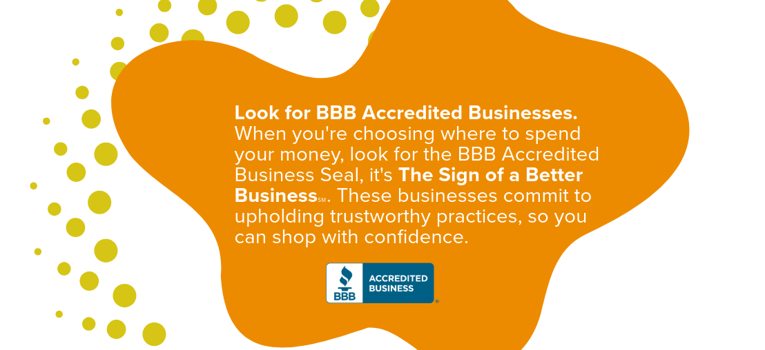 look for bbb accredited businesses