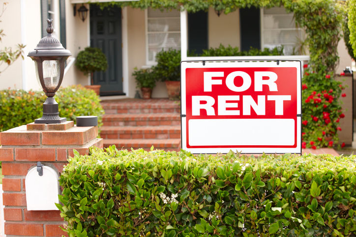 Portrait of house for rent