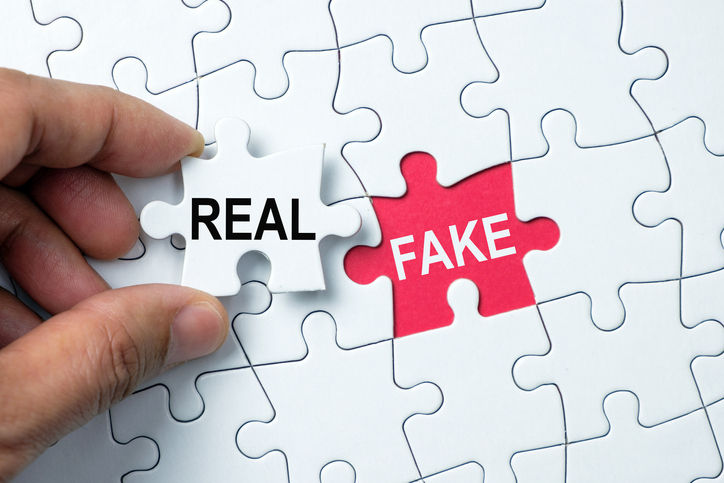 Counterfeit product scam logo