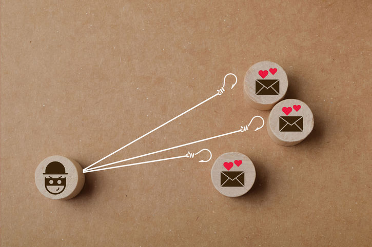 romance scam logo