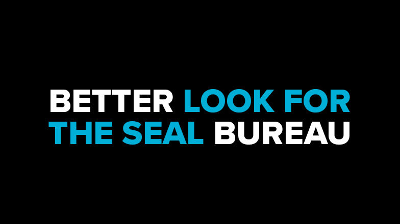 Better Look for the Seal Bureau text