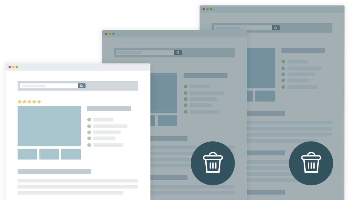 online listings duplicate supression