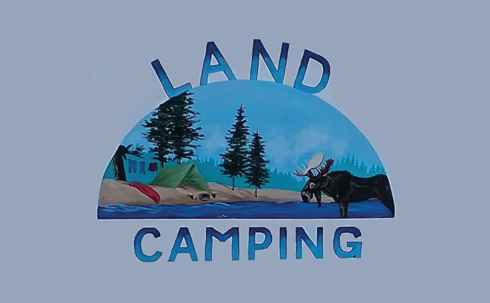 The Land Camping Logo