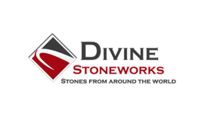 Divine Stonework's logo and link to article