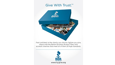 Feel Good about Giving. Find Metro NY Accredited Charities.