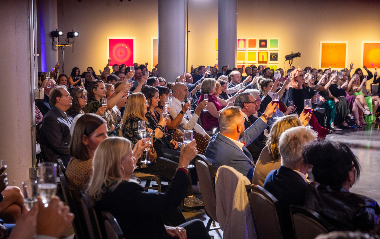 Torch and Spark Awards guests raise a glass to ethical excellence in business.