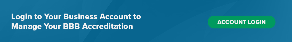 Blue banner to login to your account