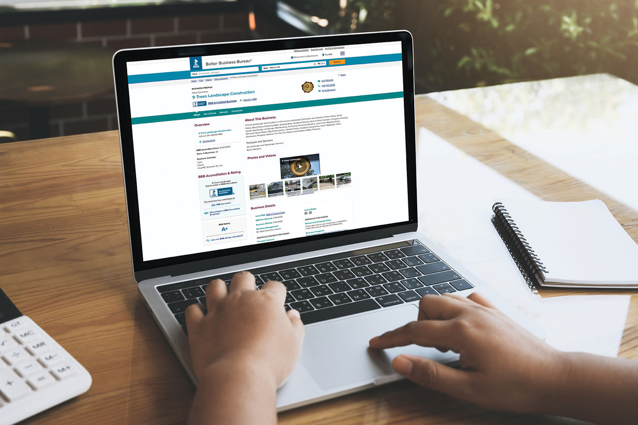 view of computer screen