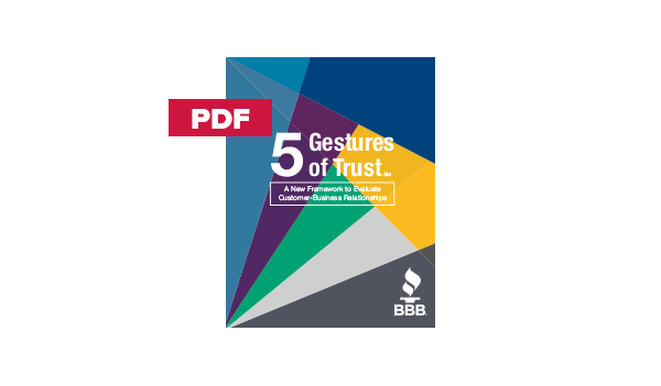 thumbnail of the 5 gestures of trust guide