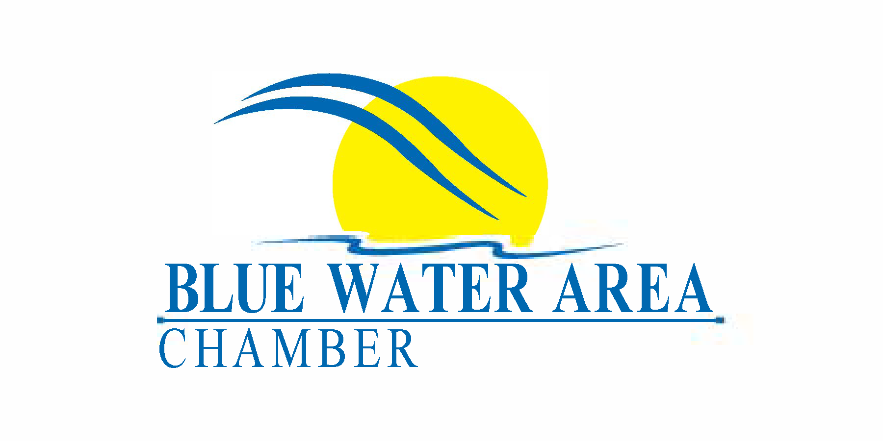 Sun rising above ocean with blue wave running through it.