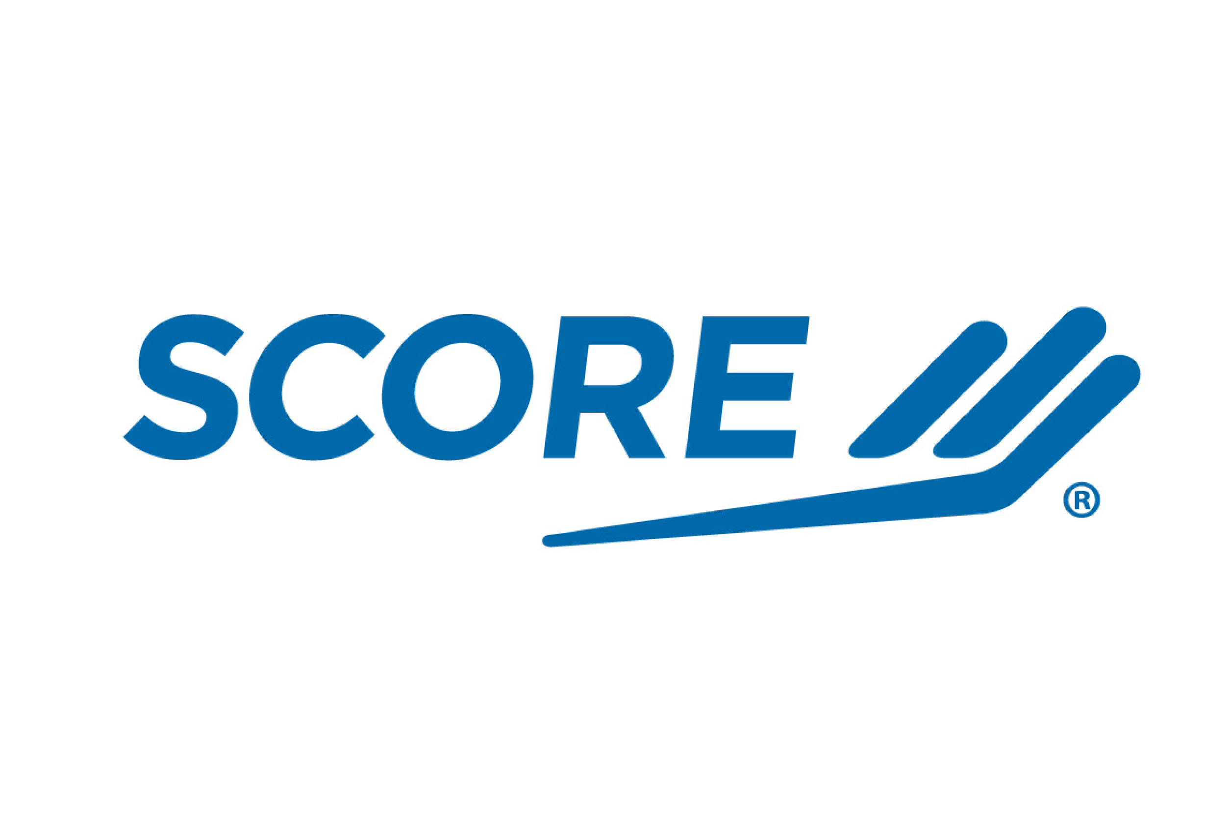 SCORE Logo in blue