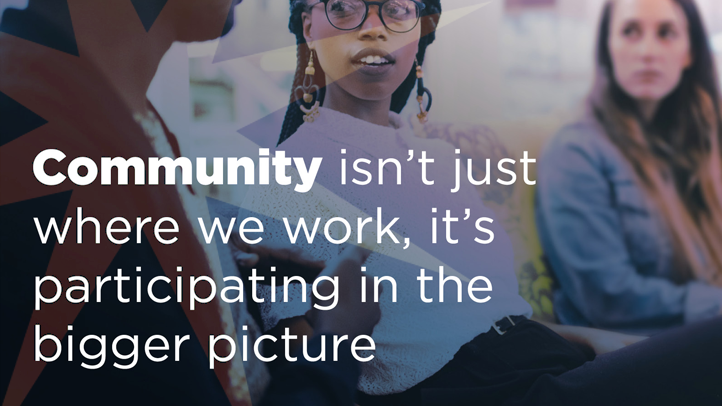 community people talking