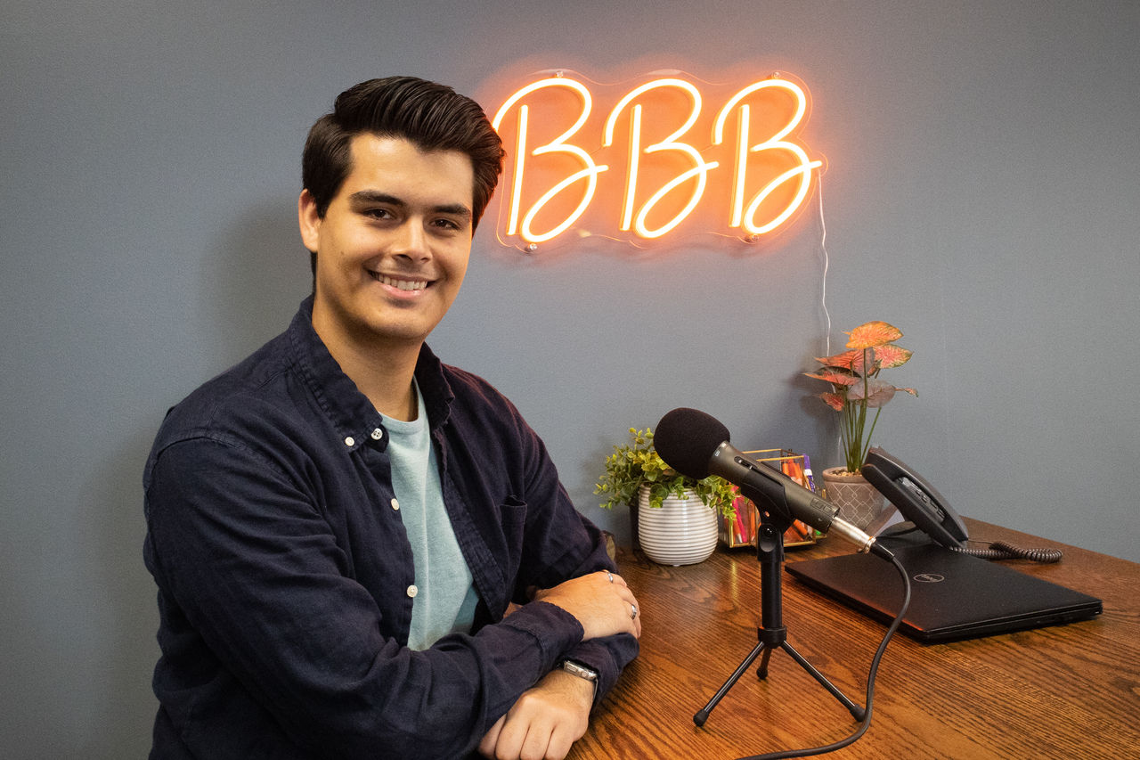 Nick with microphone