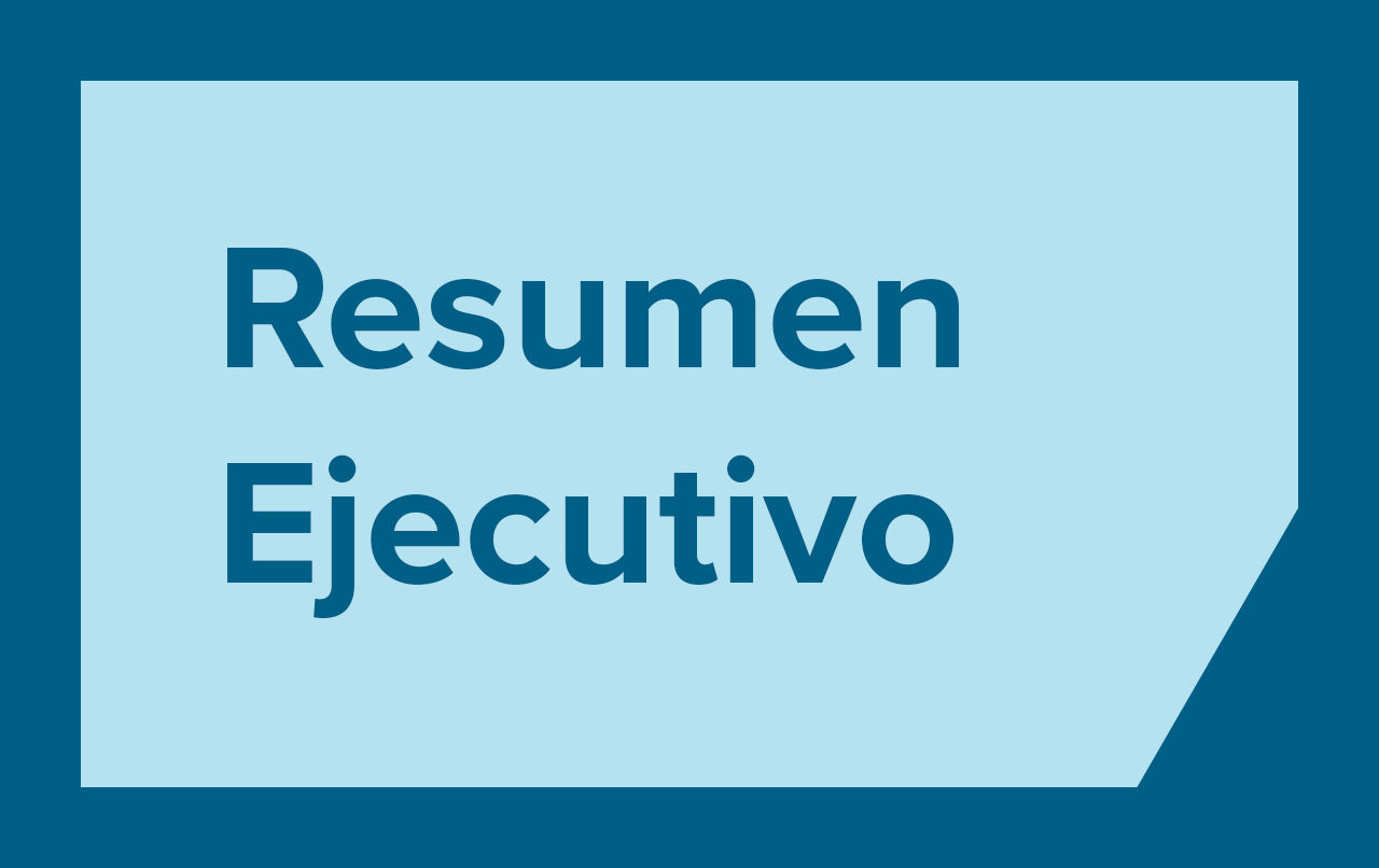 Dark blue and light blue graphic with text "scams impacting the Latine Community report"