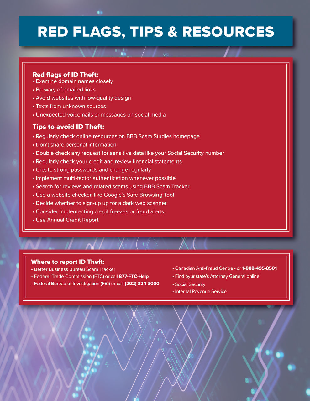 Identity Theft Red Flags