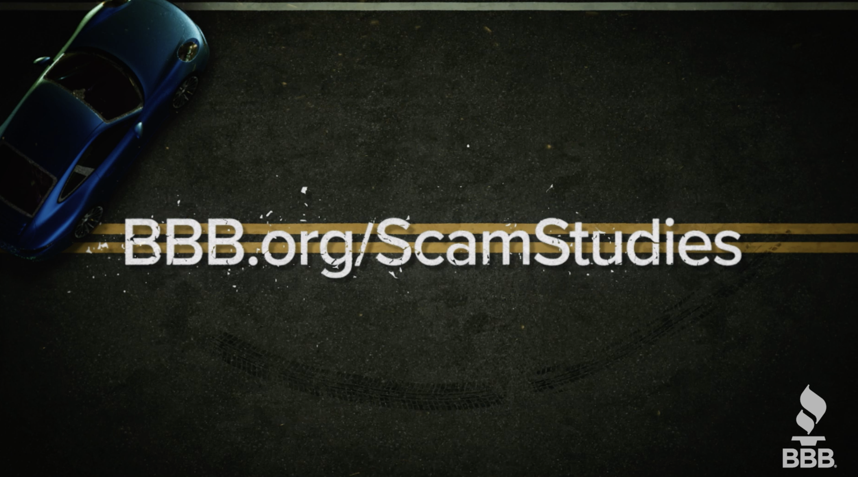 Virtual vehicle vendor scam video alerting consumers to vehicle scams and BBB research
