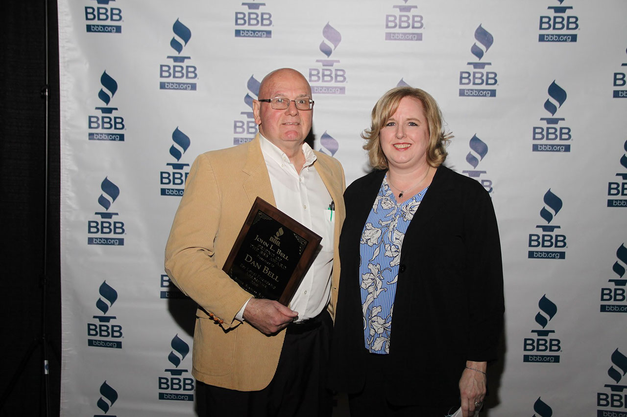 Dan Bell Recipient of John L. Bell Friend of the BBB Award 2019 