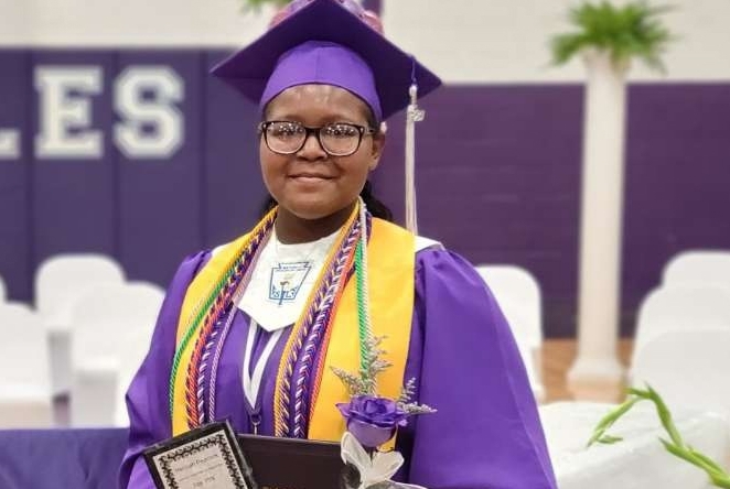 Hannah Peacock 2021 Student of Integrity Recipient 