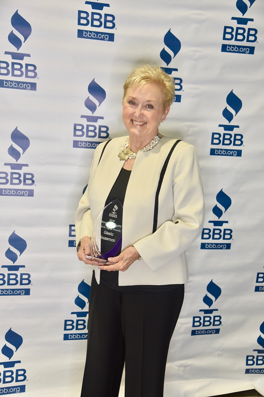 Gisela Houseman Woman of Integrity 2019 Recipient 