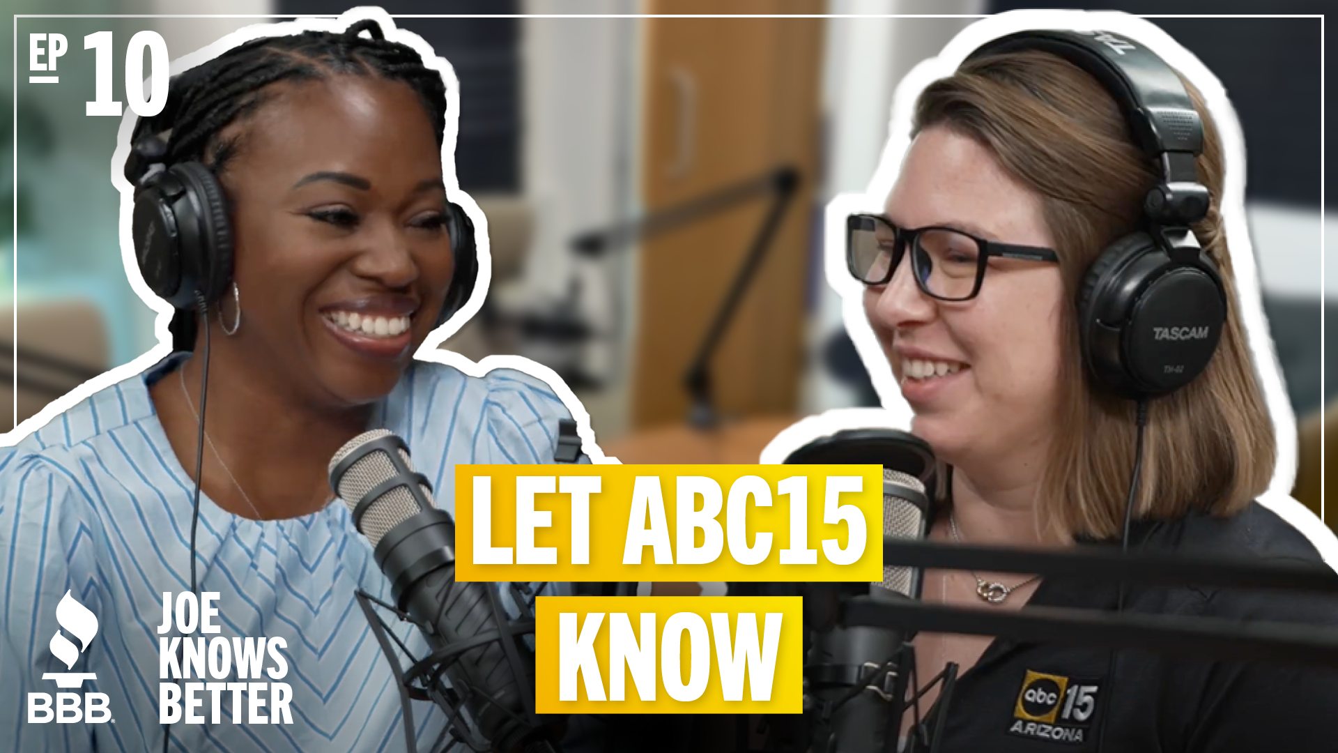 title card reading let abc15know