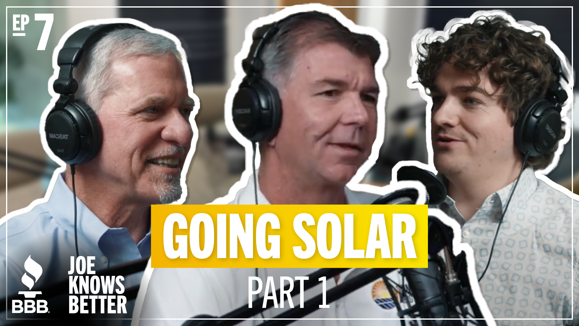 title card reading going solar part 1