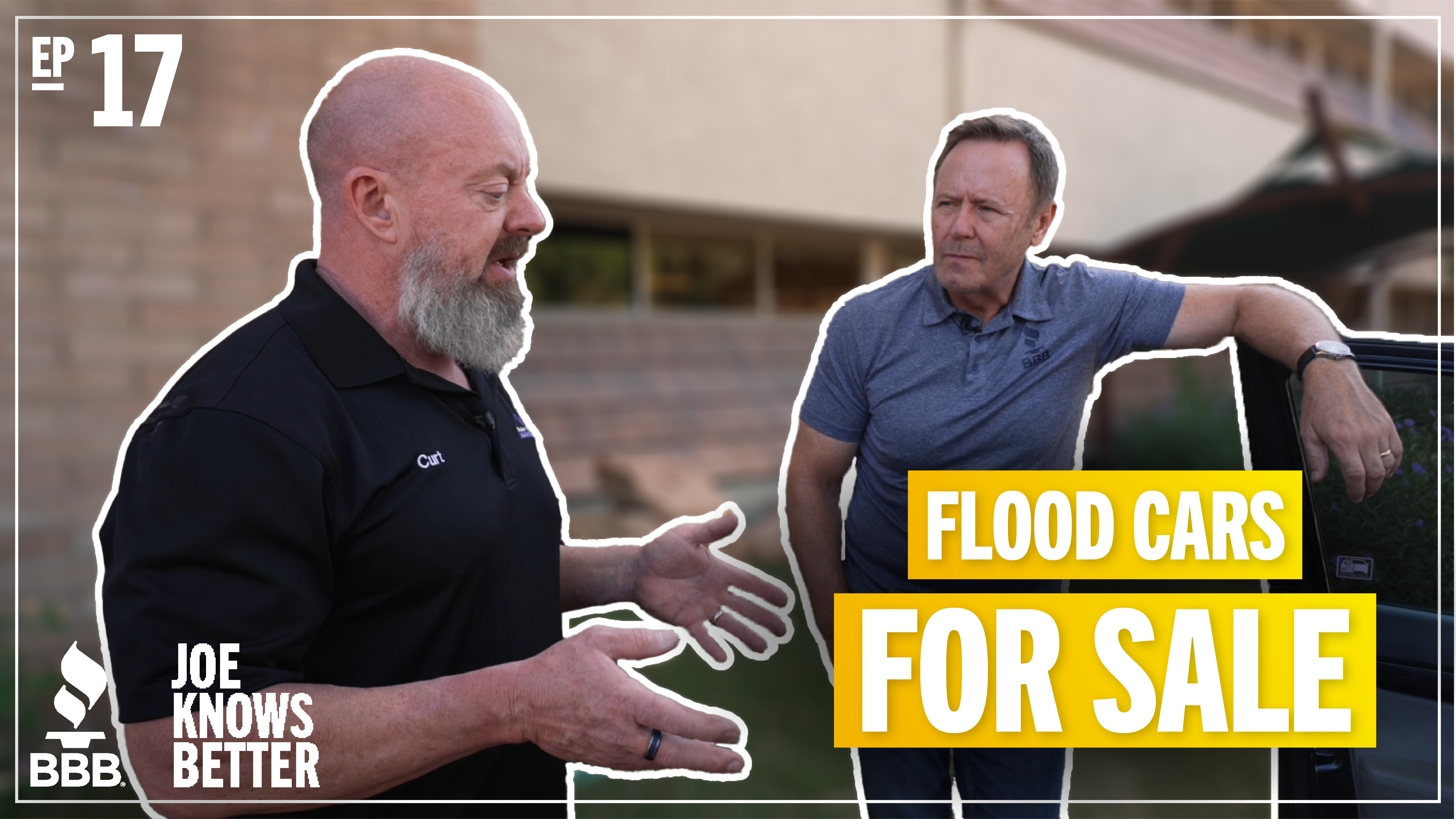 title card reading Flood Cars For Sale