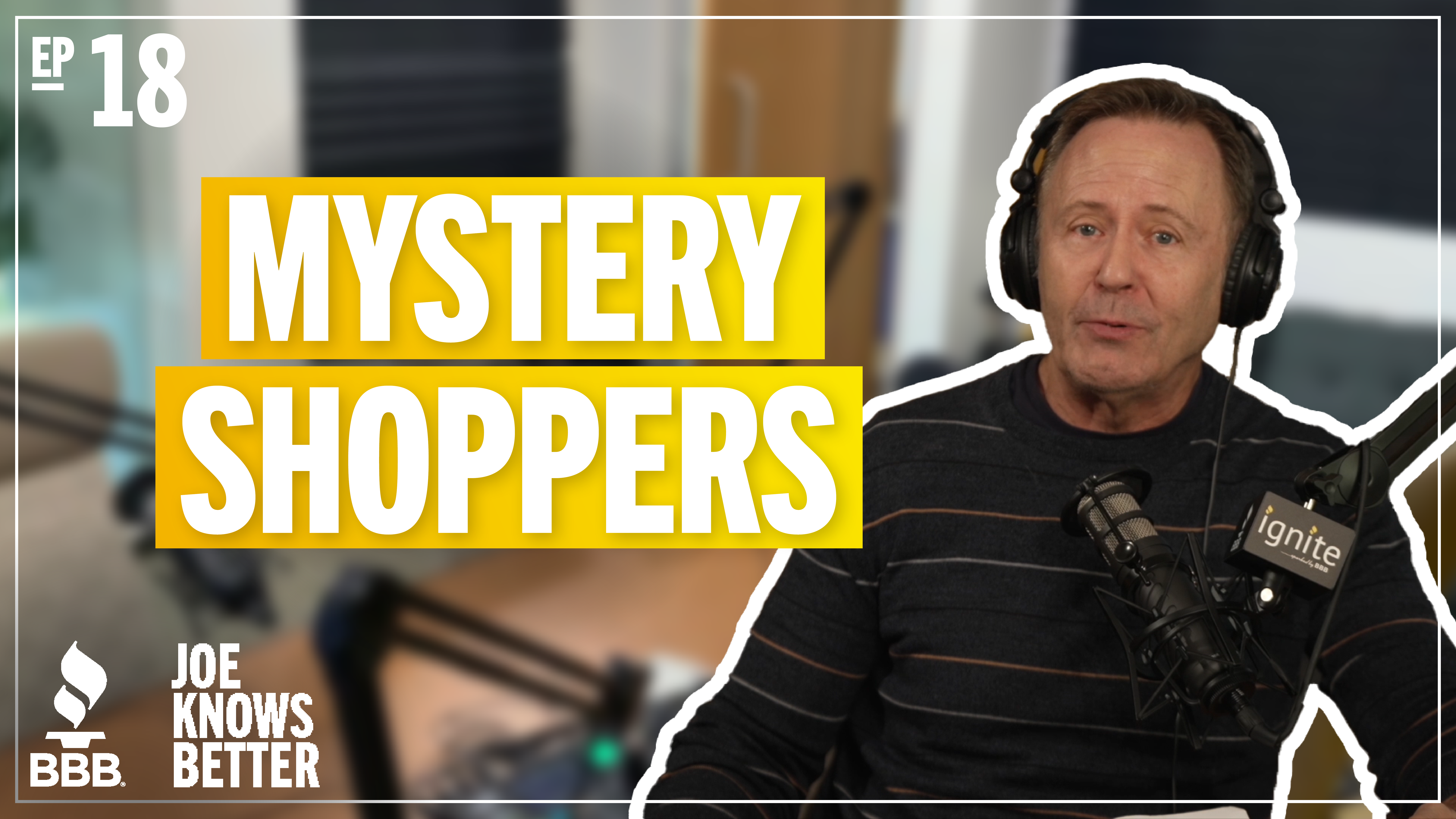 title card reading Mystery Shoppers