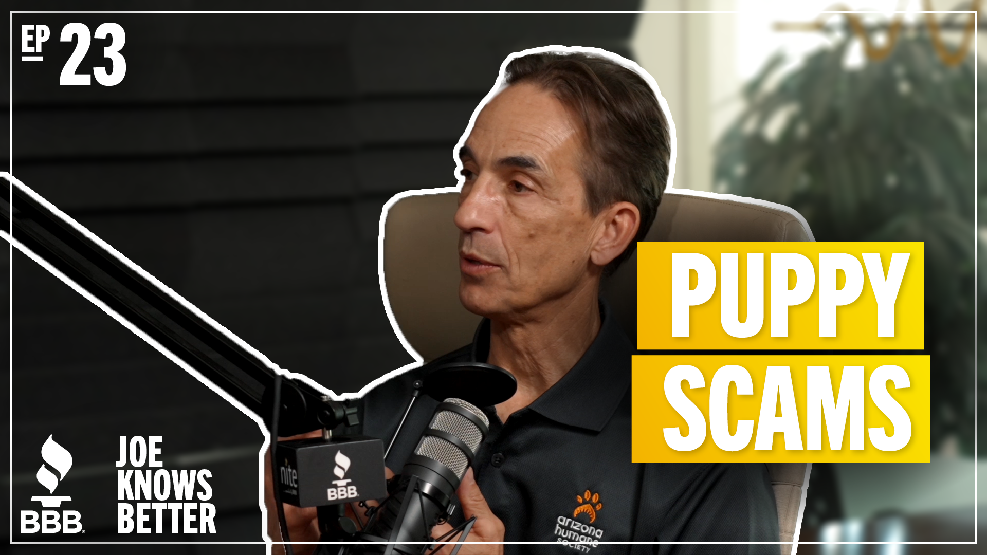 title card reading Puppy Scams