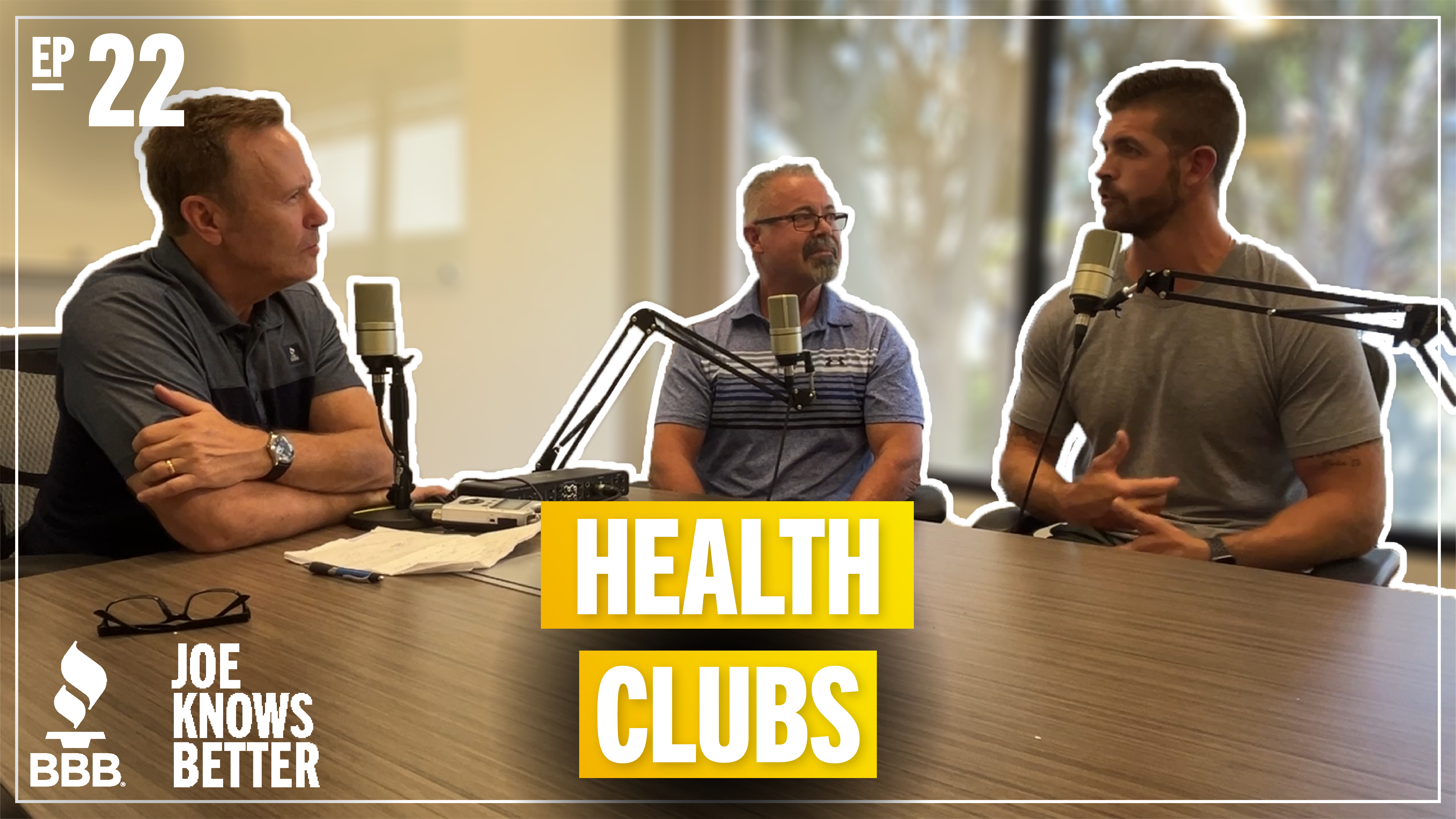 title card reading Health Clubs