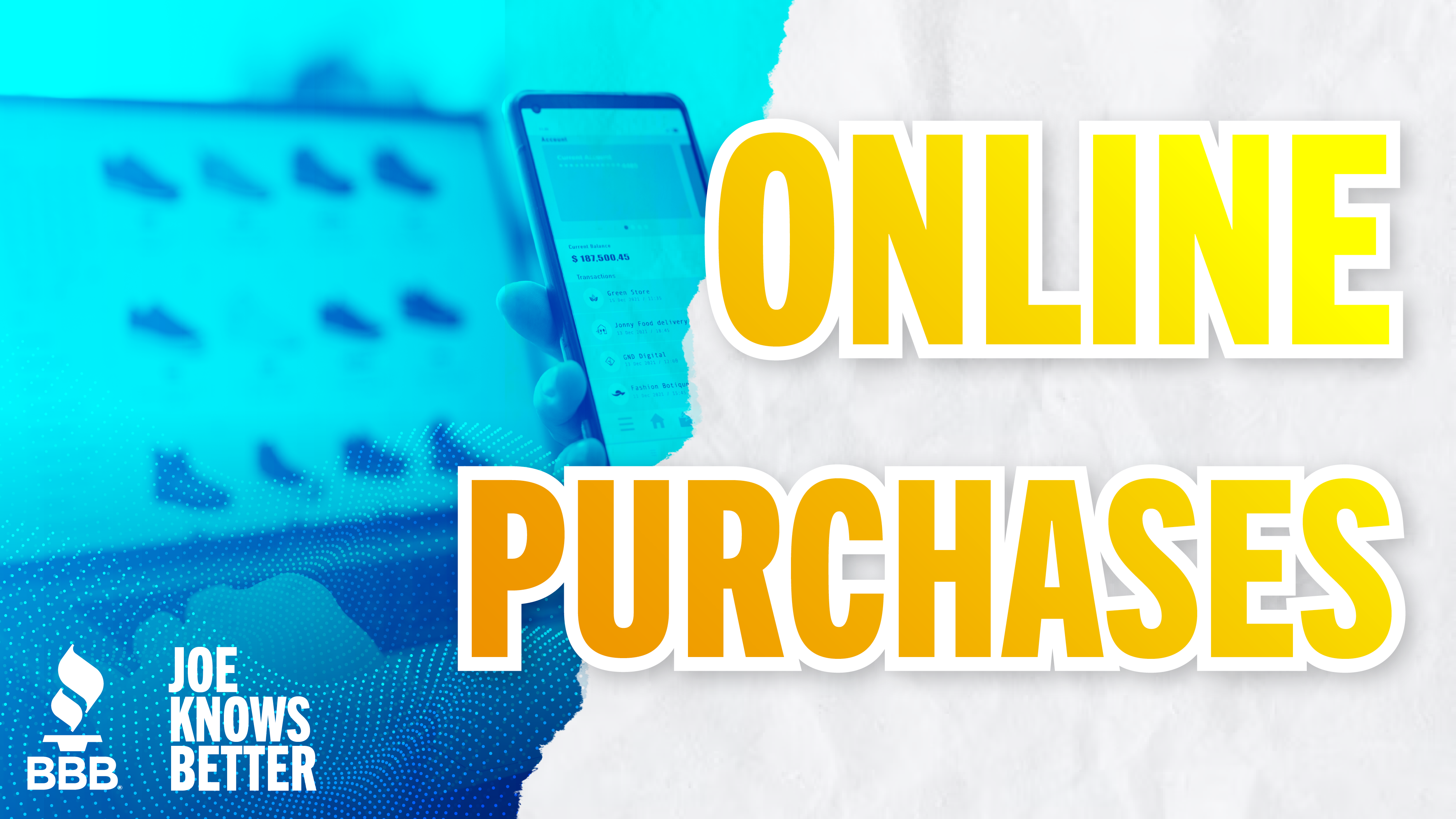 title card reading Online Purchases