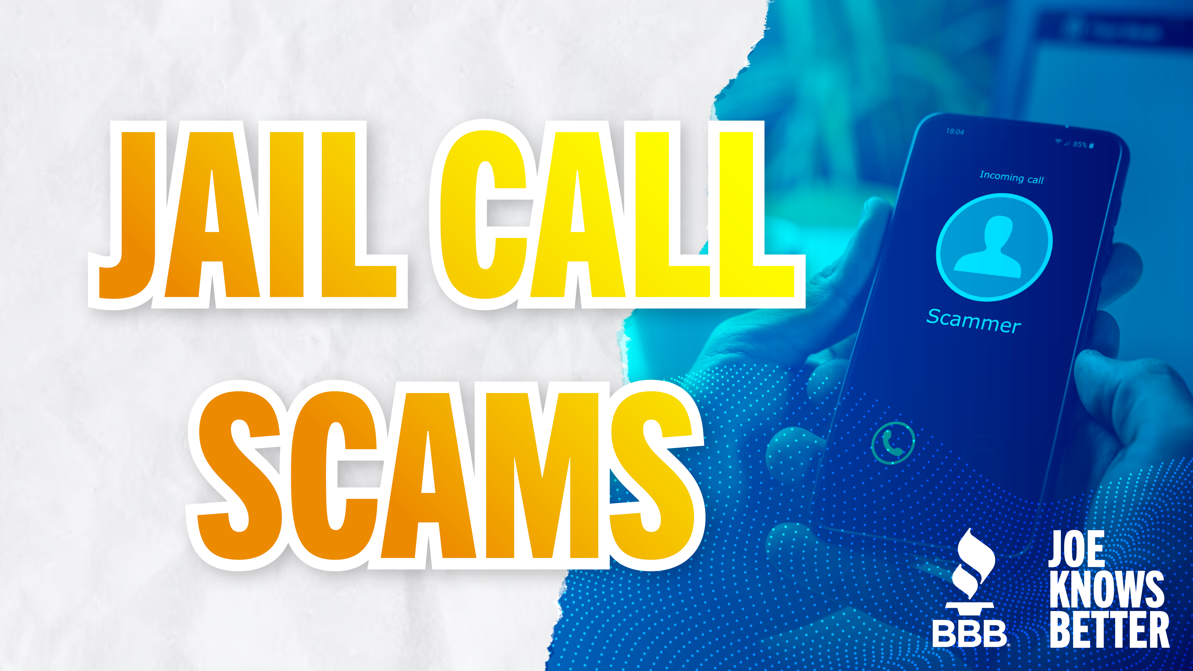 title card reading Jail Call Scams