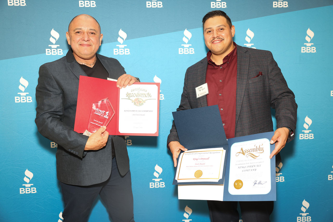 Kings Drywall winners