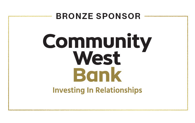 Bronze sponsor - Community West Bank logo