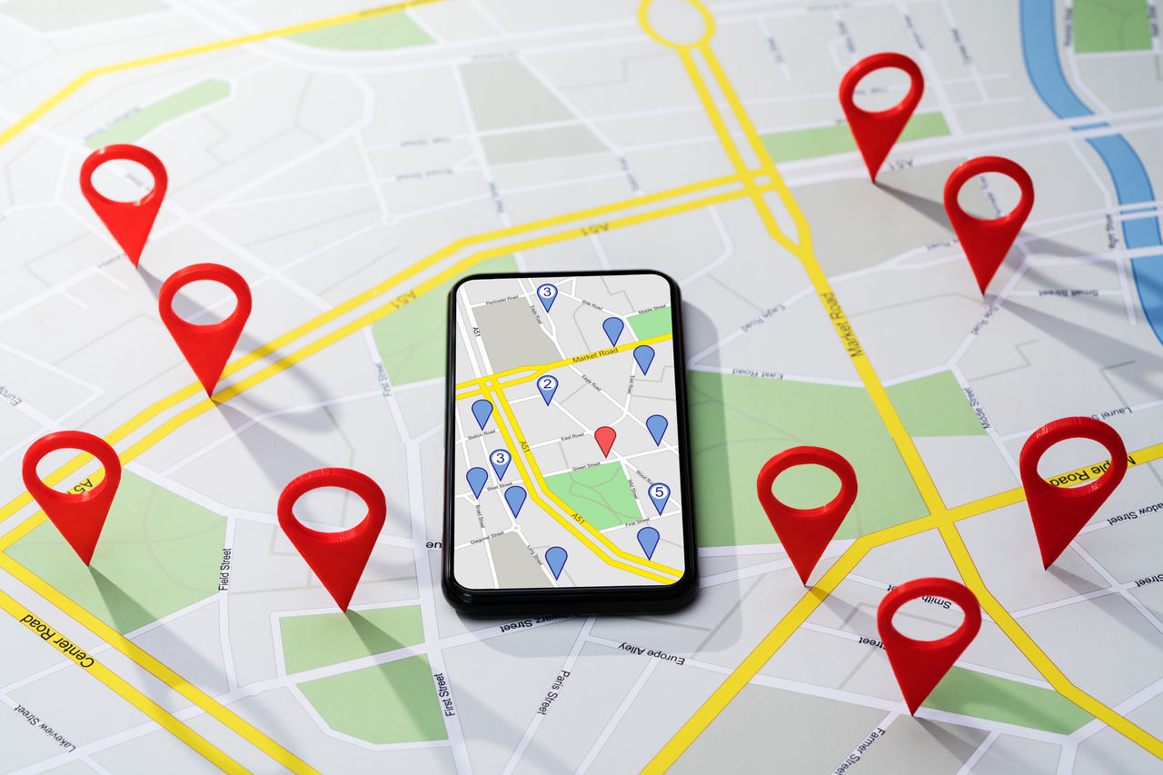 Local Map Pin Marker Search In City