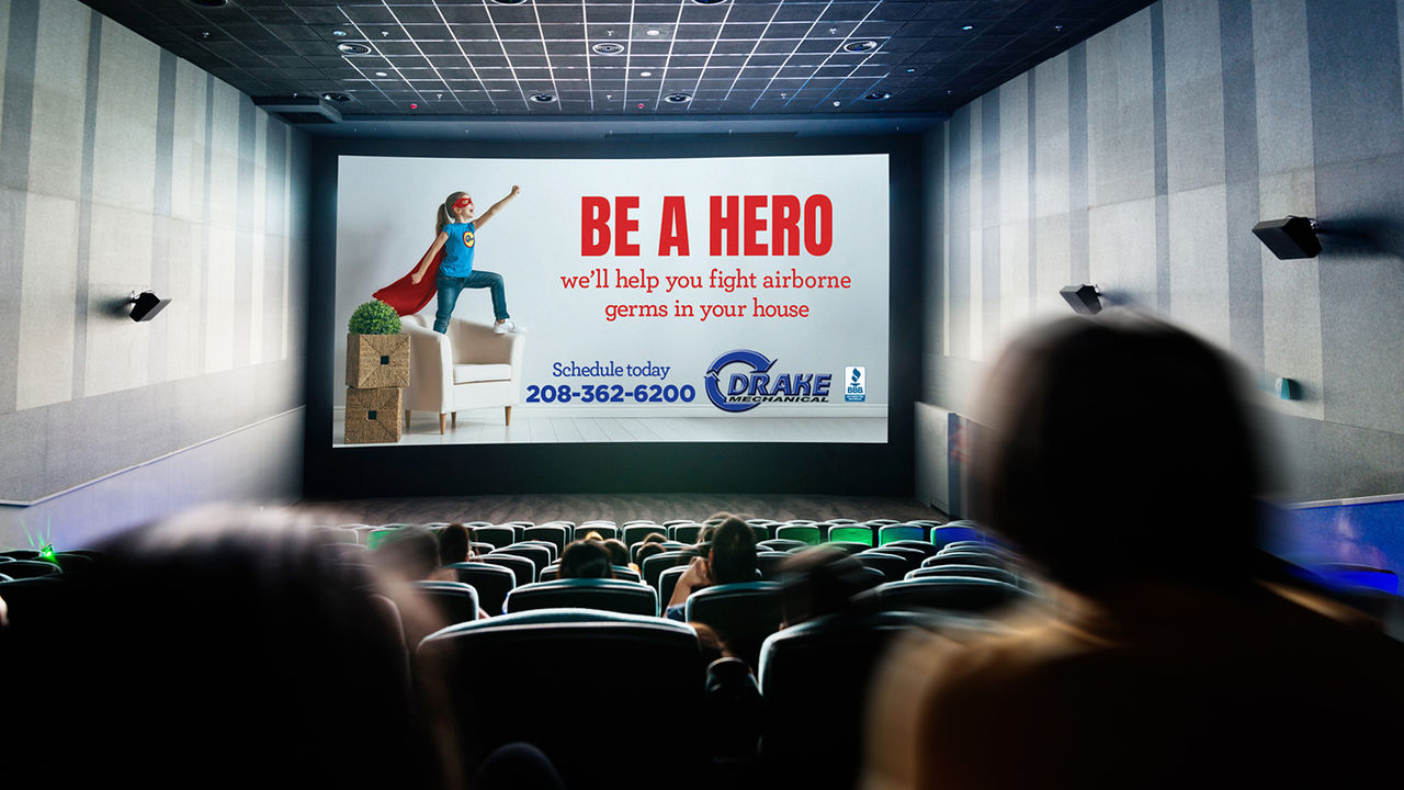 Movie theater ad