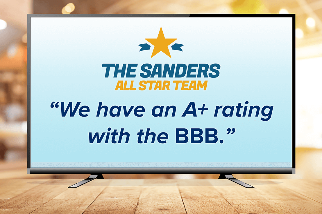 Advertise your BBB rating