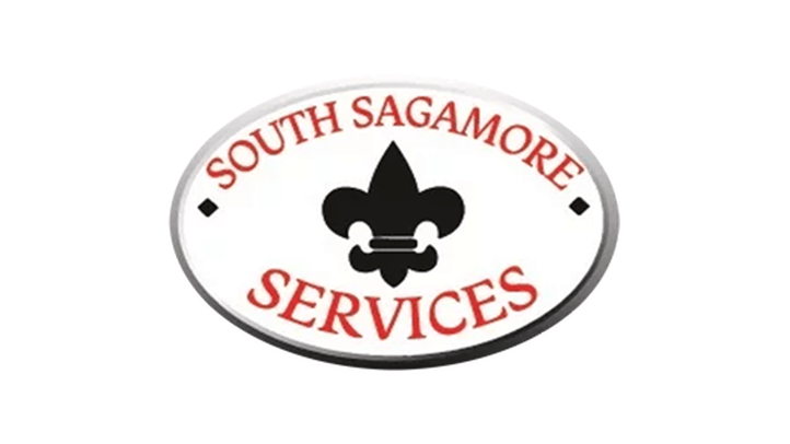 South Sagamore Service's logo and link to article