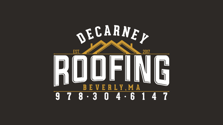 DeCarney Roofing's logo and link to article