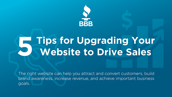 5 Tips for upgrading your website to drive sales