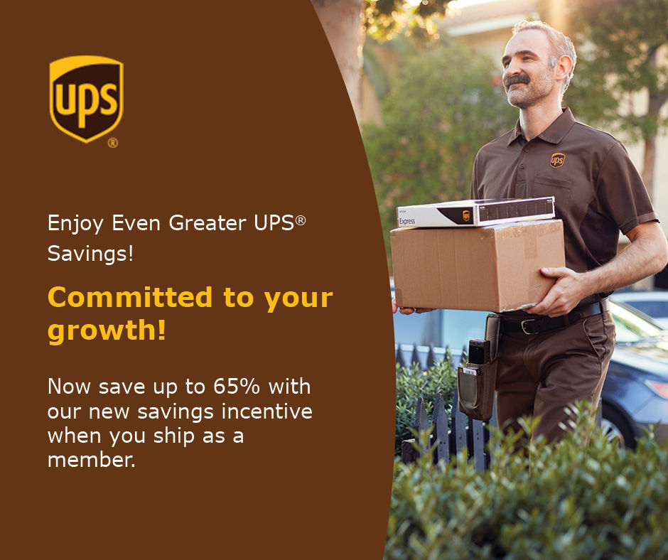 Committed to your growth enjoy even greater ups savings save 65%