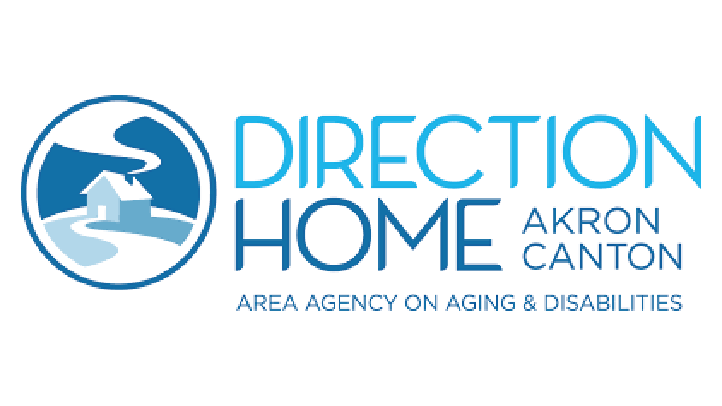 Direction Home Canton department on aging and disabilities text on white background