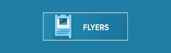 Ethics in Action Flyers white letters blue background